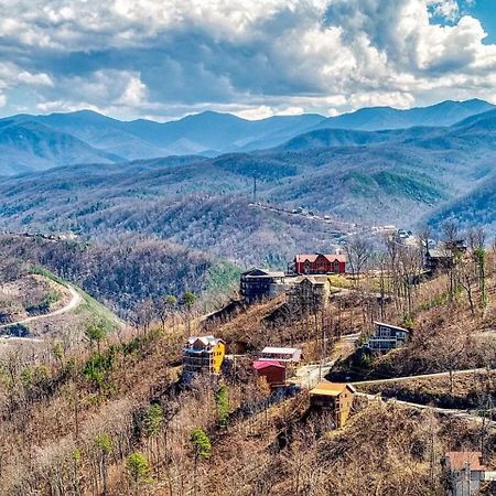 Вілла Hawk'S View Log Cabin -Mountains In Gatlinburg. Екстер'єр фото